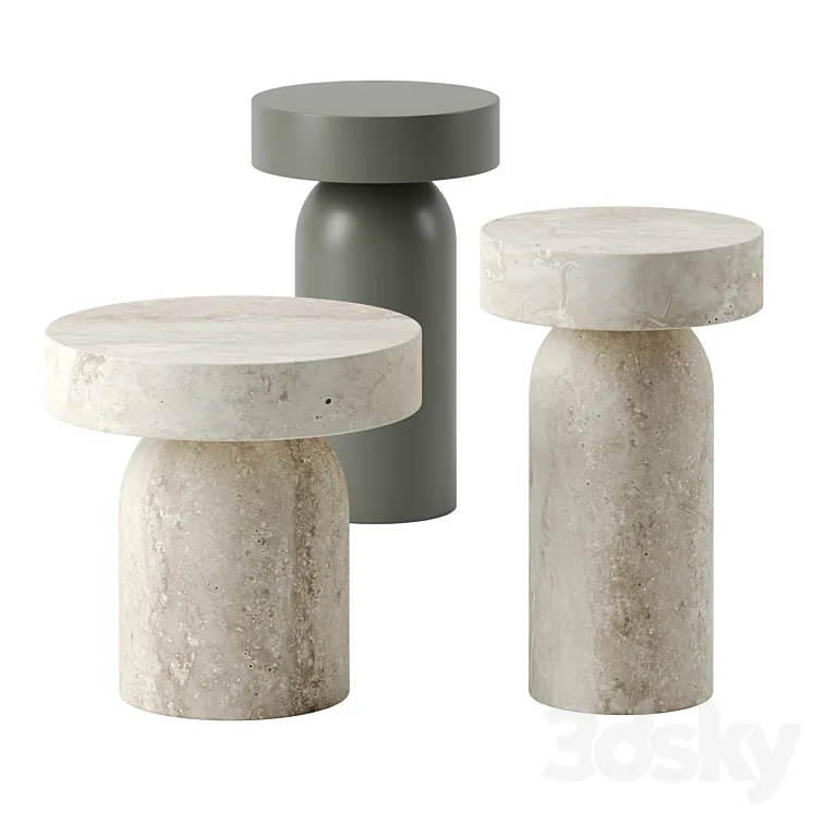 FRANCIS side tables by Lema 3DS Max Model