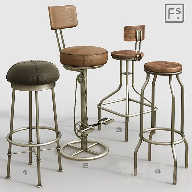 Francisco Segarra: BAR set 3 3ds Max