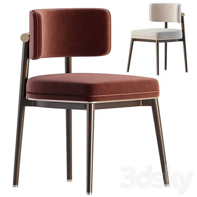 Frank dining chair by ASTER 3DS Max Model
