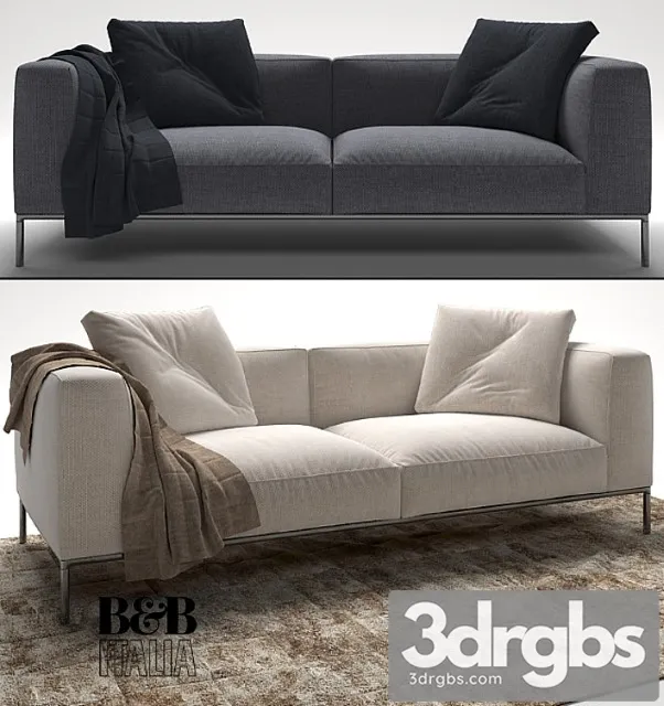Frank Sofa By B B Italia 3dsmax Download