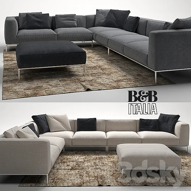 FRANK SOFA by B&B Italia 3DSMax File