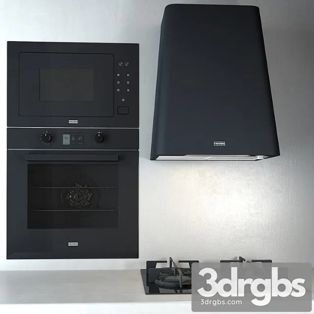 Franke Crystal Kitchen Appliances Black 3dsmax Download