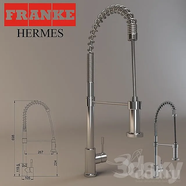 FRANKE hermes art. no 115.0155.173 3DSMax File