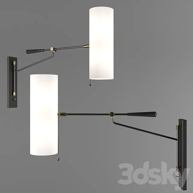 Frankfort Articulating Wall Light by Circa Lighting 3DSMax File