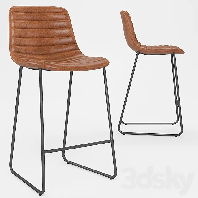 Frankie_Bar_Stool 3ds Max