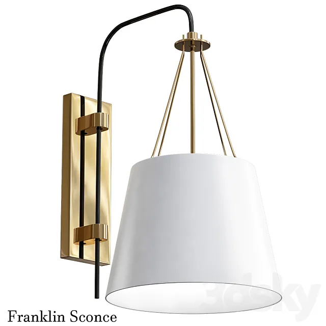 Franklin Sconce 3DS Max Model