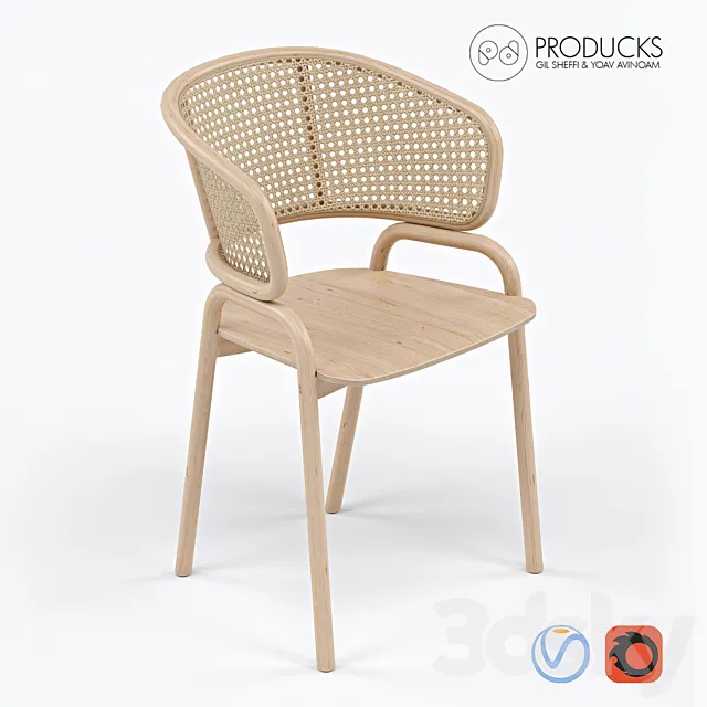 Frantz Armchair by Producks Design Studio 3ds Max