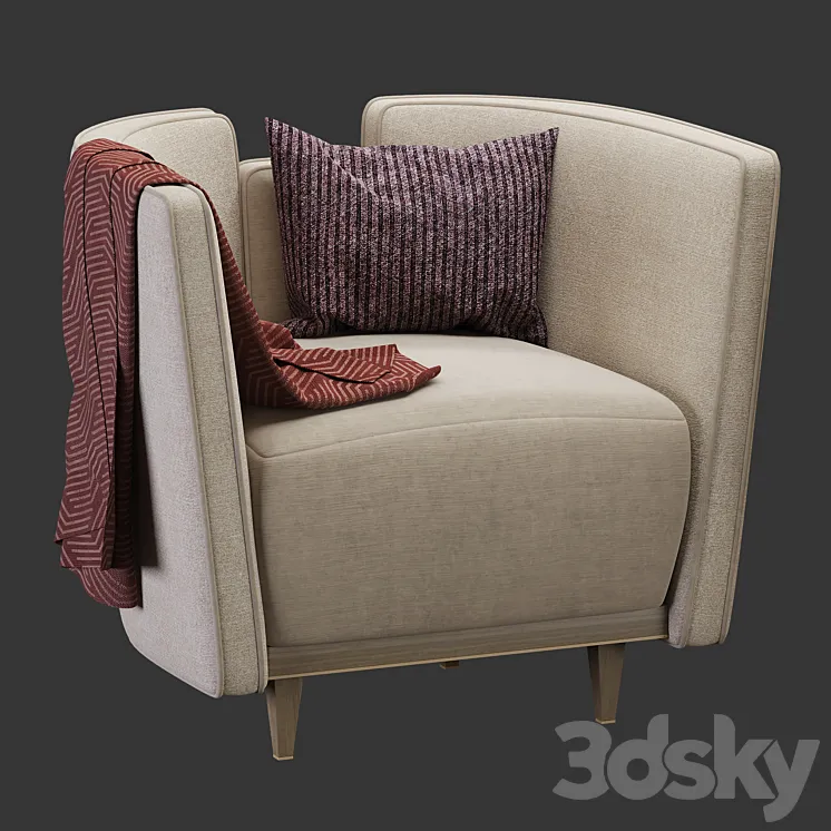 Frato armchair Gstaad 3DS Max