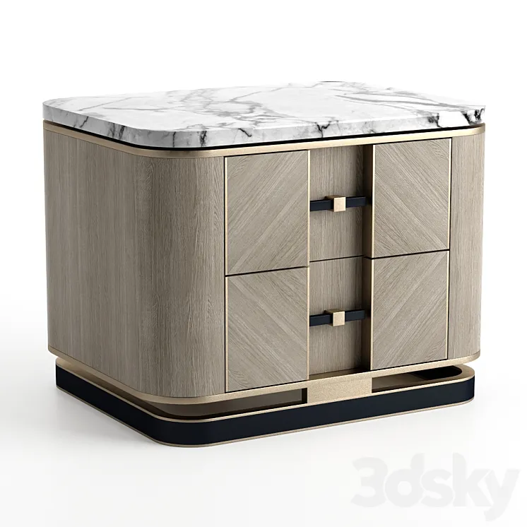 Frato – Ashi bed side table 3DS Max