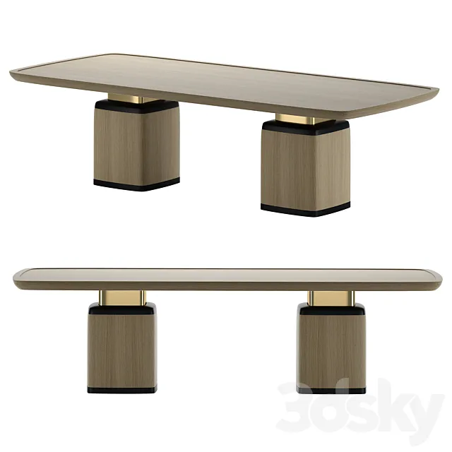 FRATO NAGANO Dining Table 3DS Max Model