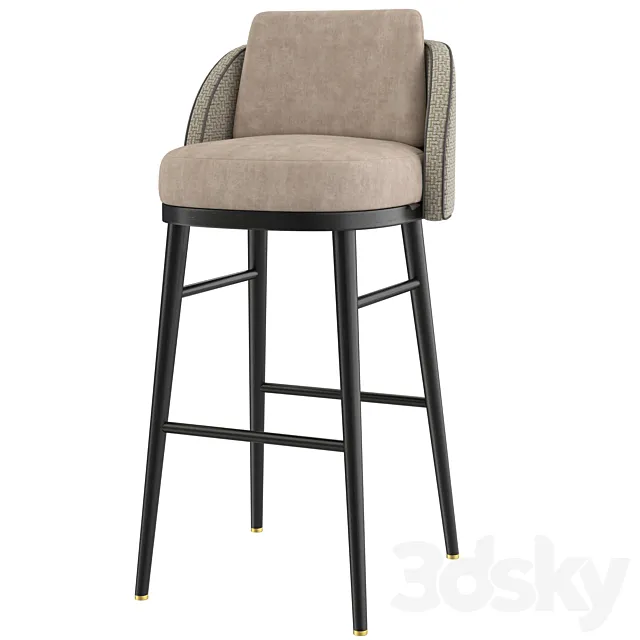 Frato Palma bar stool 3ds Max