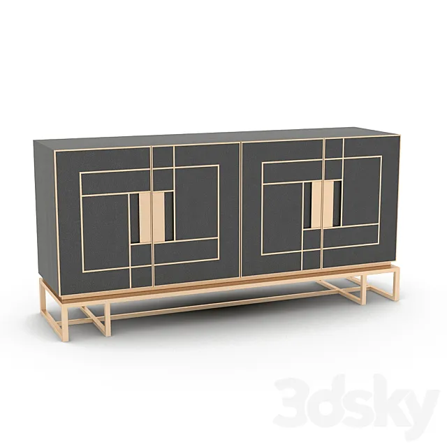 Frato Piemon Sideboard 3DS Max Model