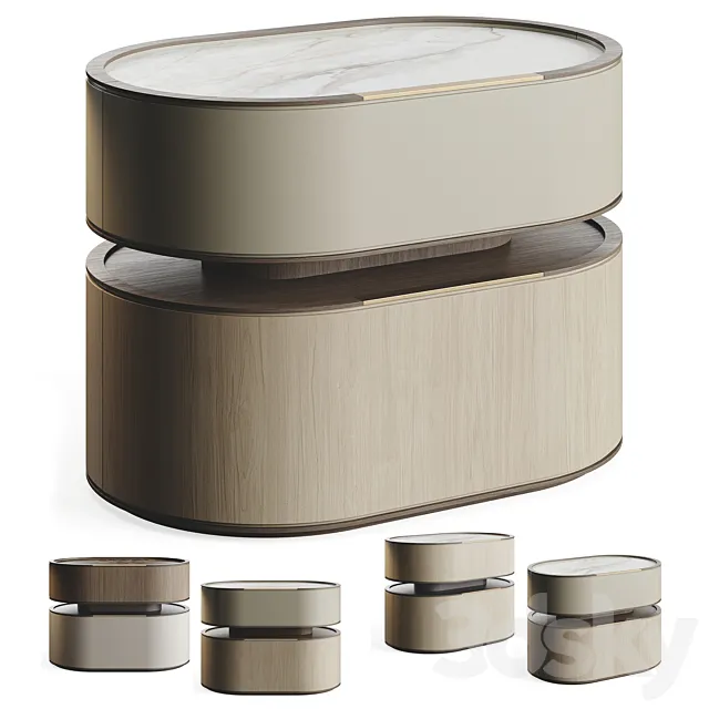 Frato Yabu Bedside Table 3ds Max