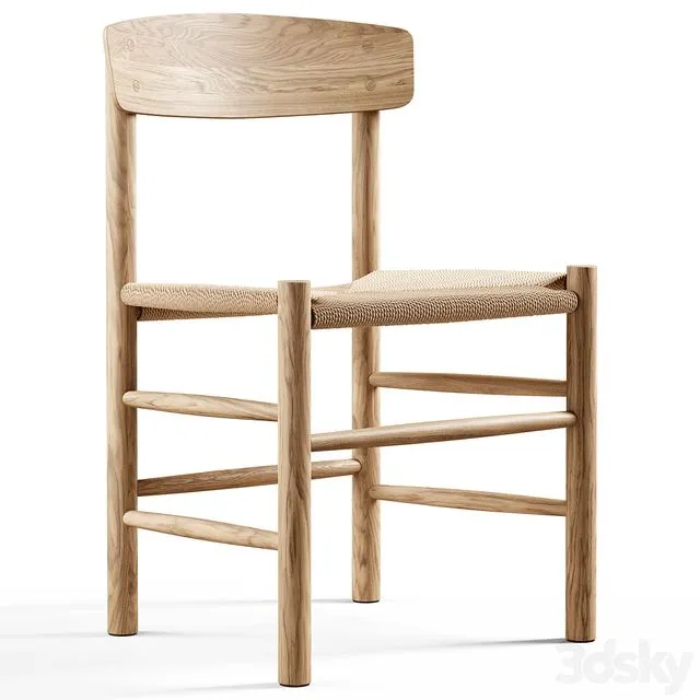 Fredericia – J39 Mogensen Chair 3dsMax Model