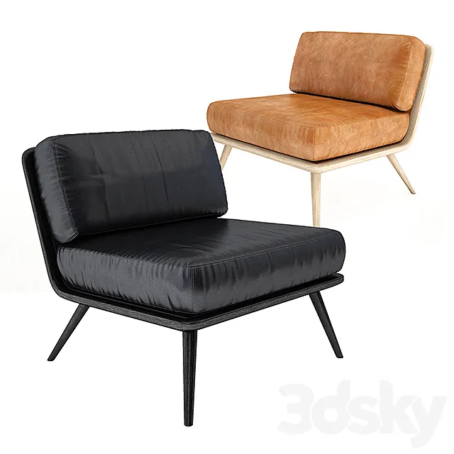 fredericia spine lounge chair 3DSMax File