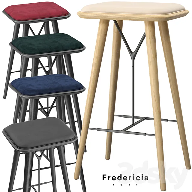 Fredericia spine stool 3DS Max Model