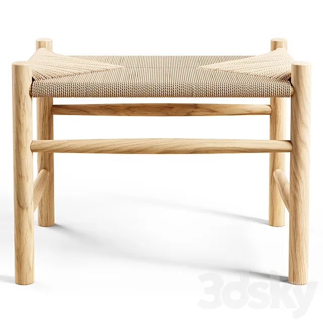 Fredericia – Wegner J16 Stool 3DS Max Model