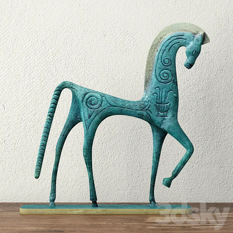 Frederick Weinberg Bronze Sculpture 3DS Max
