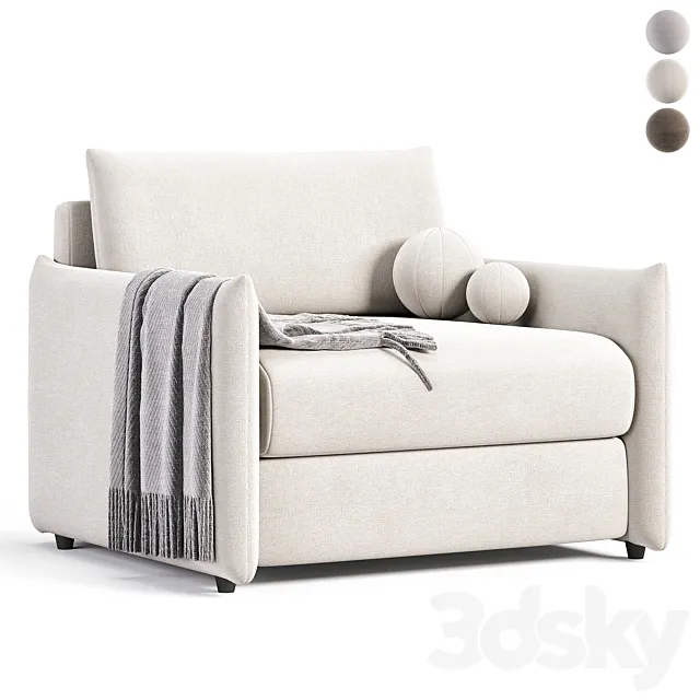 Freedom 2.0 Armchair bed Ditre Italia 3ds Max