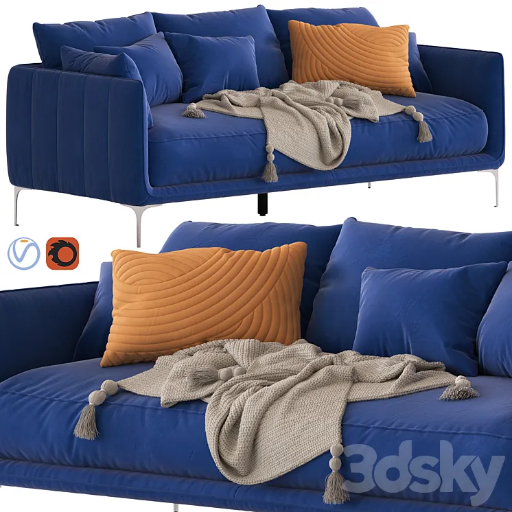 Freedom Andrea 3-Seater Sofa 3DS Max