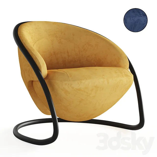 Freedom Lounge Chair by Arketipo 3ds Max