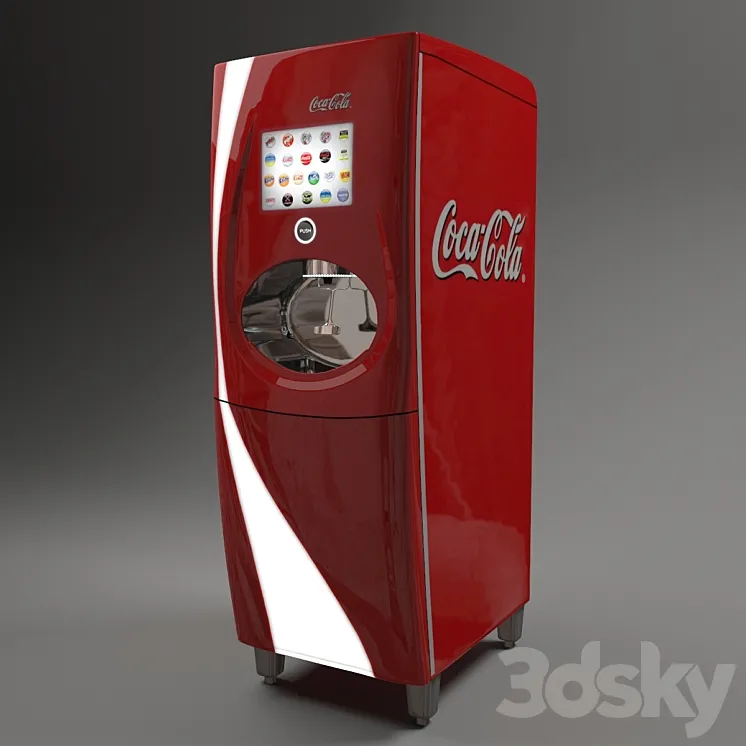 Freestyle Coke dispencer 3DS Max