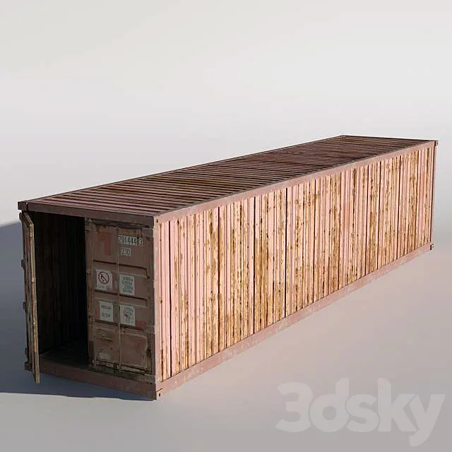 Freight (shipping) container 3DS Max Model