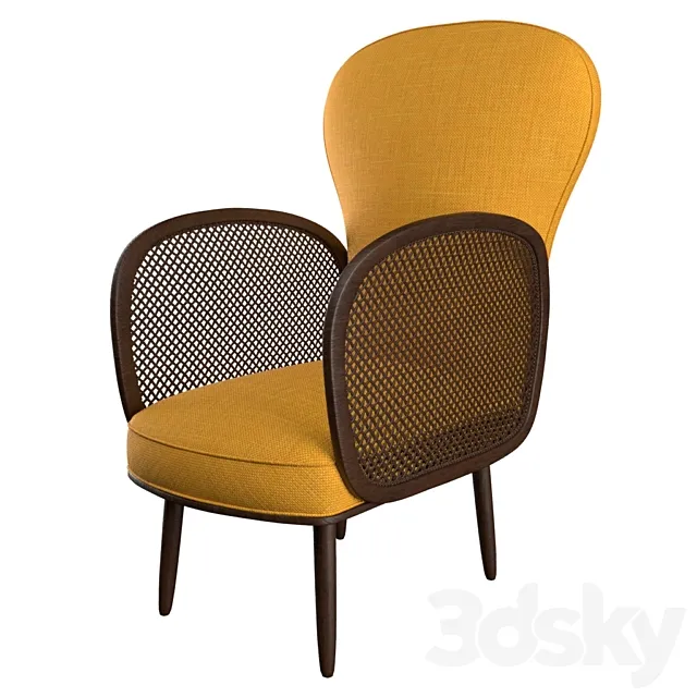 French Design Armchair 3DSMax File