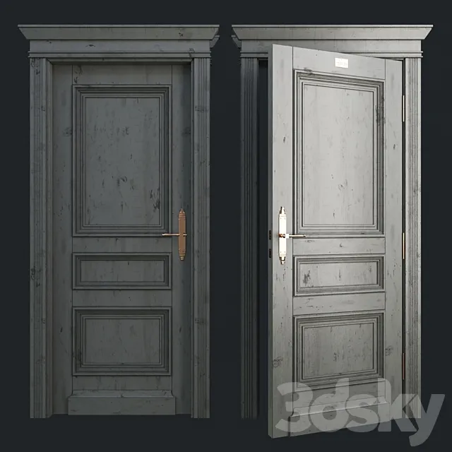 French door 2 3DS Max Model