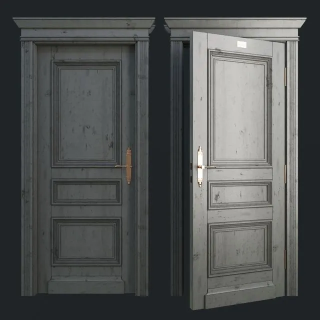 French door 2 3dsMax Model