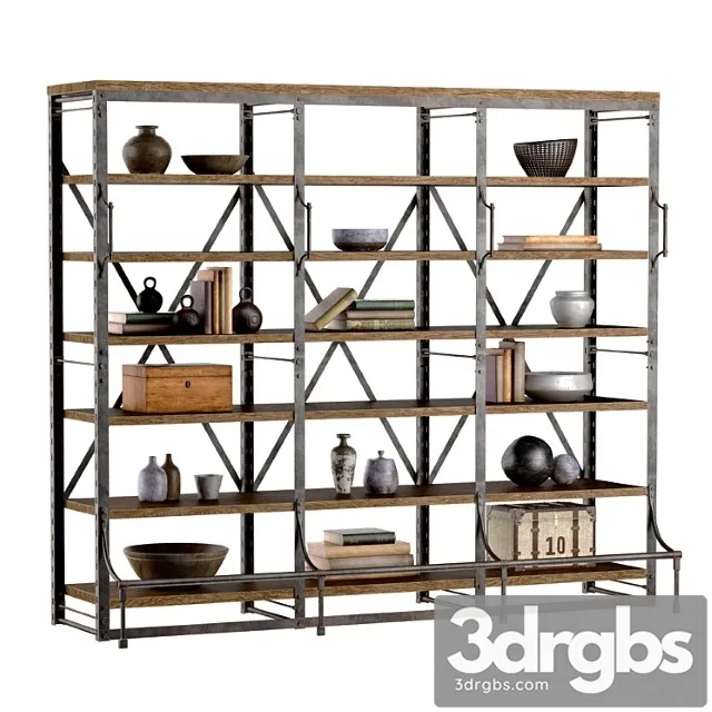 French library wide rack ii 2 3dsmax Download