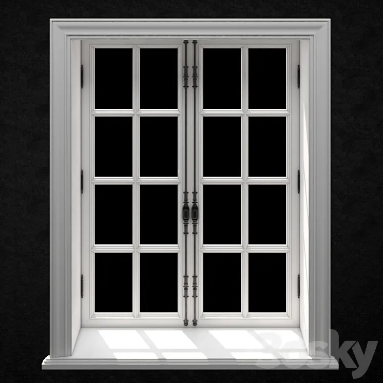 FRENCH WINDOW №1 1500×2000 (CORONA_VRAY) 3DS Max