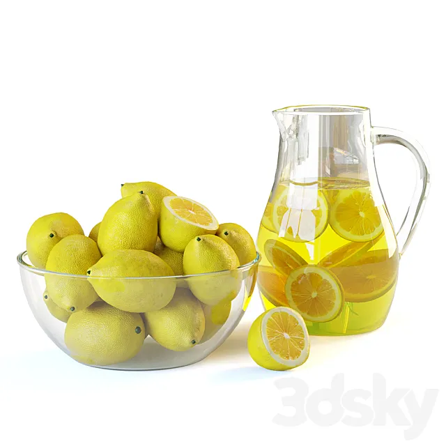 fresh lemons 3dsMax Model