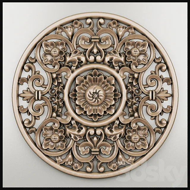 Fretwork 3DS Max Model