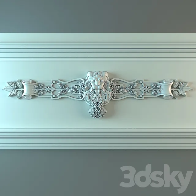 fretwork 3DS Max Model