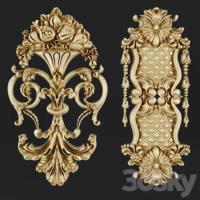 Fretwork. Carving. 3ds Max