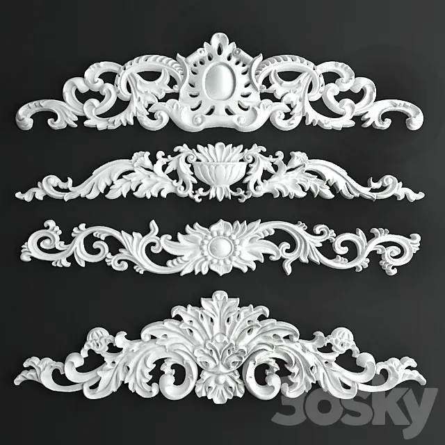 Fretwork crown. 3ds Max