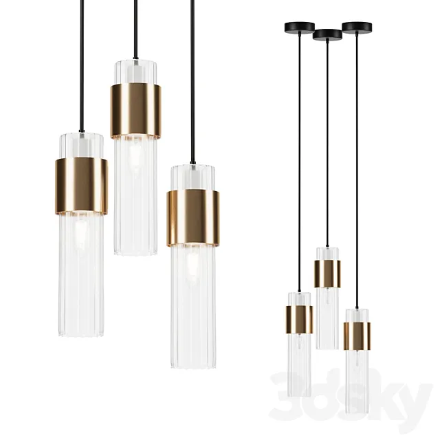 Freya Botello pendant combinations 3DS Max Model