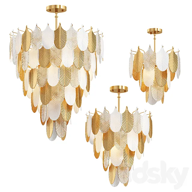 Freya Liama Chandelier Collection 3DS Max Model