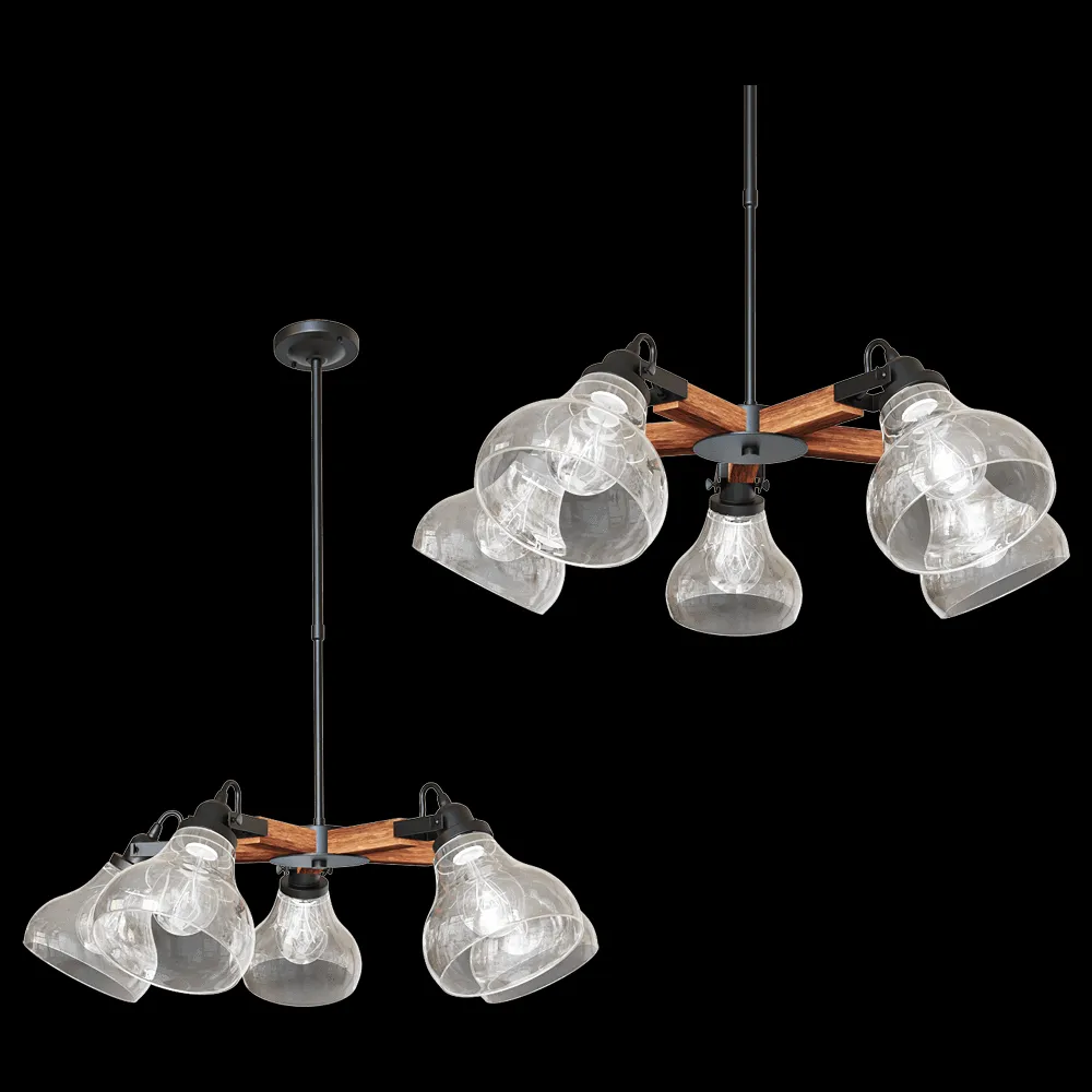 Freya Light – Chandelier Lorenza FR4171-PL-05-B 3ds Max