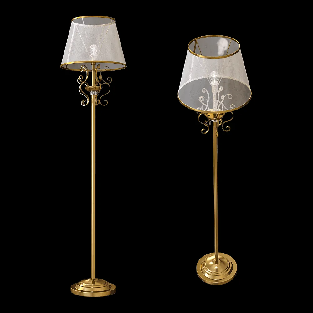 Freya Light – Floor lamp Driana FR2405-FL-01-BZ 3ds Max