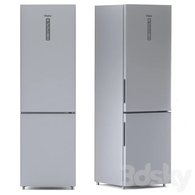 Fridge Haier CEF537ASD 3ds Max