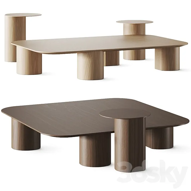 Frigerio Elly Coffee Tables 3DS Max Model