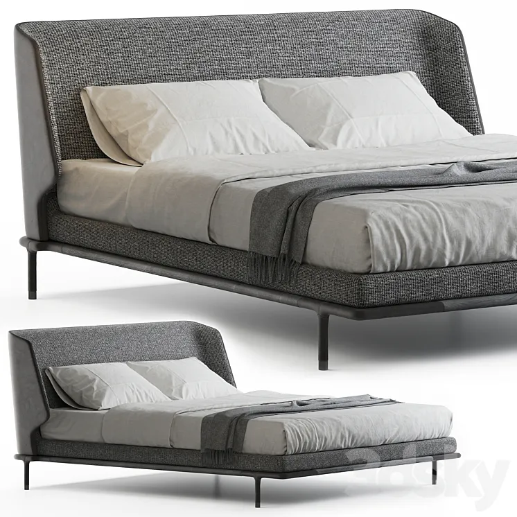 Frigerio Salotti Alfred Bed 3DS Max Model