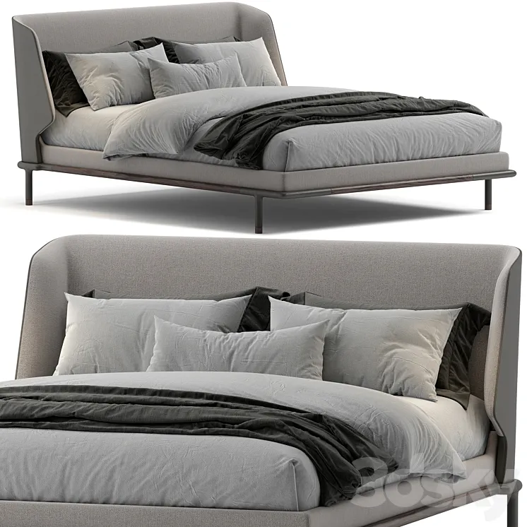 Frigerio_Alfred bed 3DS Max Model