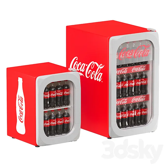 Frigoglass mini coolers Coca-cola 3DS Max Model