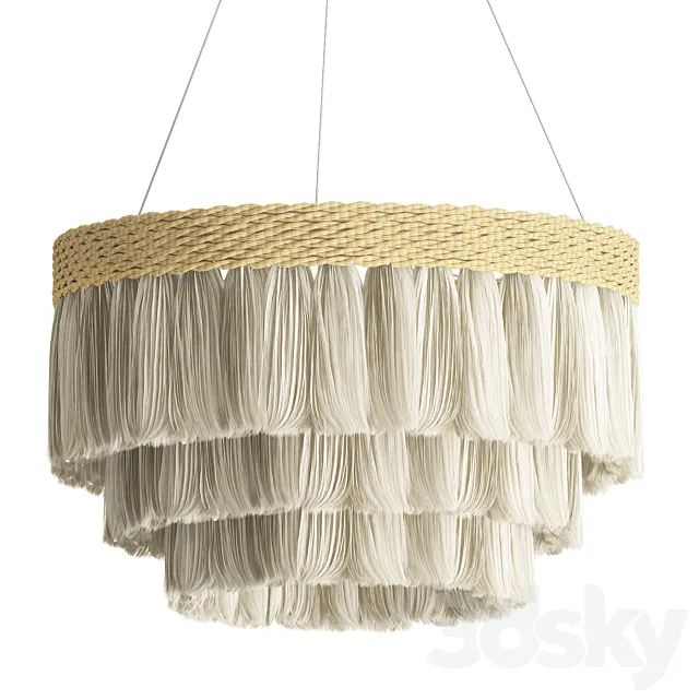 Fringe Pendant Lamp 3ds Max