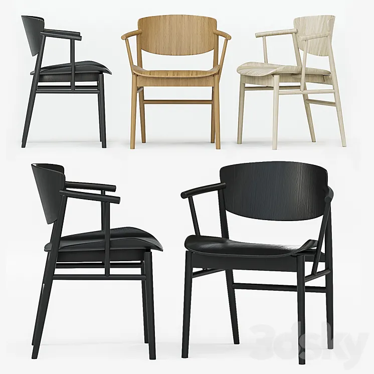 Fritz Hansen N01 chair 3DS Max