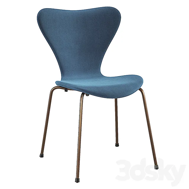 Fritz Hansen Series 7 Chair Arne Jacobsen 3ds Max