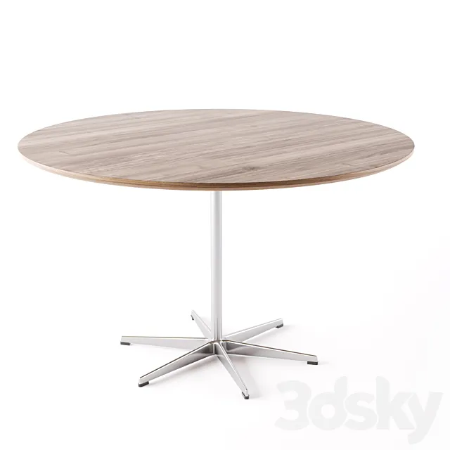 Fritz Hansen Table Circular A826 3ds Max